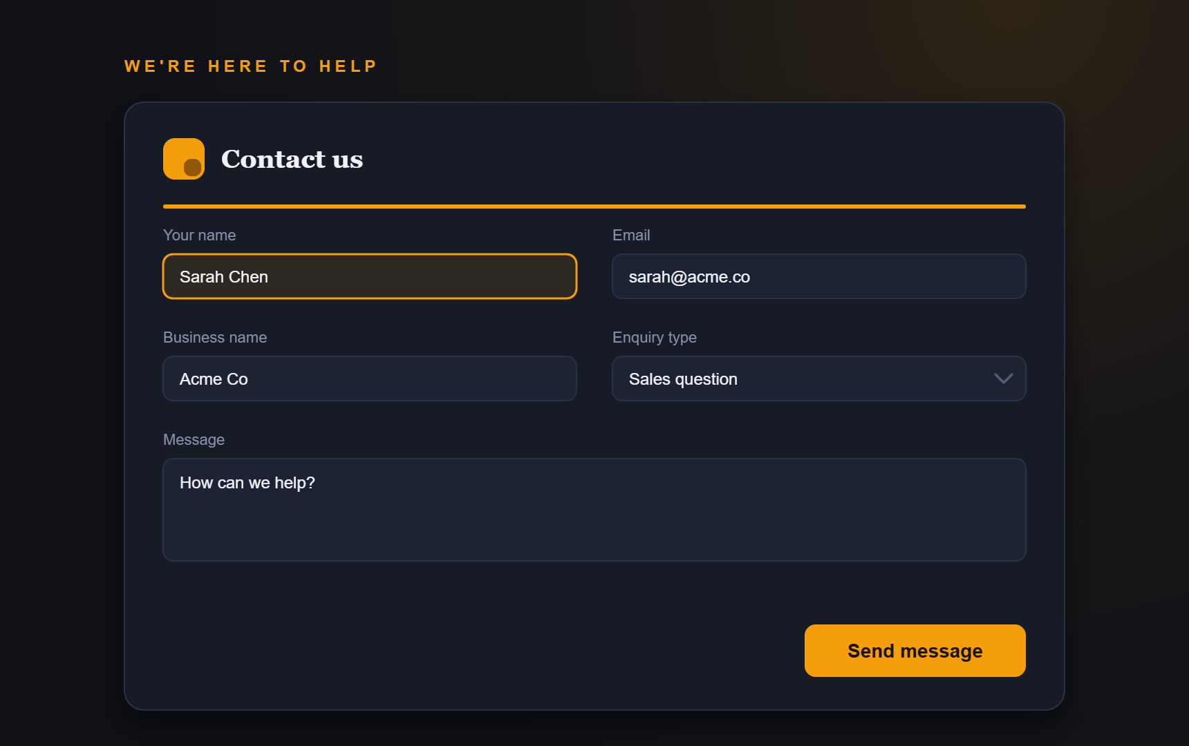 Placeholder image for PDF Form Craft contact and support enquiries.